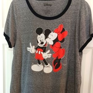 Torrid Mickey and Minnie shirt